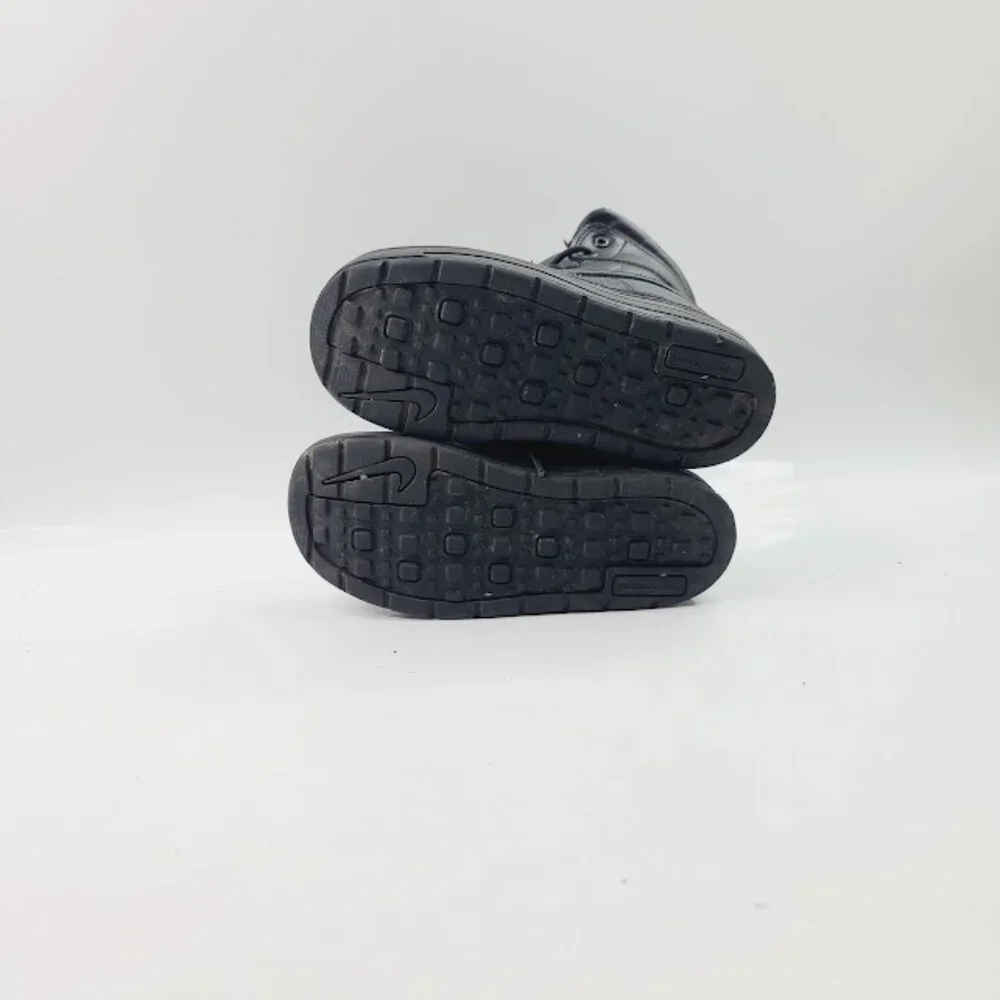 Nike‎ Boy's Triple Black Woodside 2 524873-001 Mid-Top Sneaker Size 12C